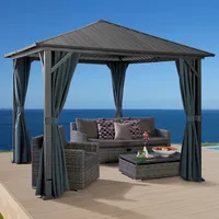 Konifera Pavillon »Samos«, BxT: 300x300 cm, Stahlgestell, ohne Seitenteile,