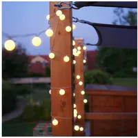 Spetebo LED Party Lichterkette mit 80 Kugeln - warm