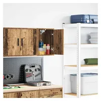 VidaXL Garagen-Wandschrank Altholz-Optik Holzwerkstoff
