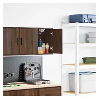 VidaXL - Garagen-Wandschrank Braun Eichen-Optik Holzwerkstoff
