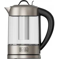 Black & Decker BXKE2205E Wasserkocher Silber, Transparent, Schwarz
