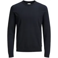 JACK & JONES Dünner Langarm Strickpullover Rundhals Basic Sweater