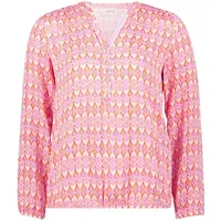 Cartoon Damen Casual-Bluse mit Muster 44, EU