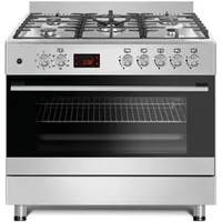 GASLINE GAG90GOXEL – 90cm mit 5 Hochleistungsbrennern, Elektro-Backofen Erdgas
