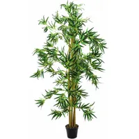 Europalms Bambus Multistamm, Kunstpflanze, 210cm