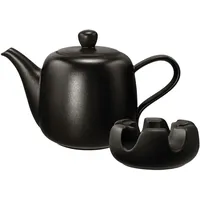 SELTMANN WEIDEN Liberty Velvet Black Kanne mit Stövchen 1,6