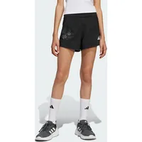 Adidas Kinder Shorts Train Essentials Flower-Print, BLACK/GREFIV, 128