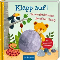 ArsEdition Klapp auf! Wo verstecken sich die wilden Tiere?: