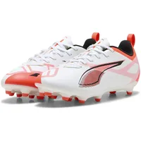 Puma Ultra 5 Play FG/AG Fußballschuhe Kinder 01 white/black/glowing