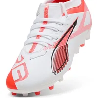 Puma Ultra 5 Match MG Fußballschuhe Kinder 01 white/black/glowing