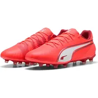 Puma King Match FG/AG Fußballschuhe 01 glowing red/white/red fire