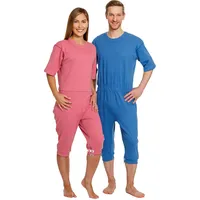 Suprima Pflegeoverall kurz CareBasic kornblume XL