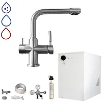 Bietal® BT-30U Kühlung 3-Wege L Wasserhahn Edelstahl Filter