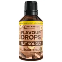 IronMaxx Flavour Drops 50 ml Flasche, Nuss Nougat