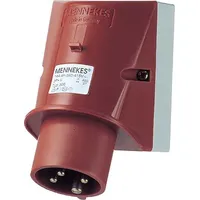 Mennekes 348 Wandstecker, 32A4p6h400V, IP44