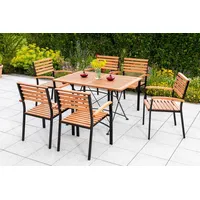 Merxx Schlossgarten Set 7tlg. Klapptisch