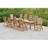 Merxxhandels Capri Set 11 tlg 10 Sessel 1 Flex