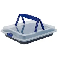 Testrut Backblech mit Transporthaube HUBELY, 42 x 29 cm