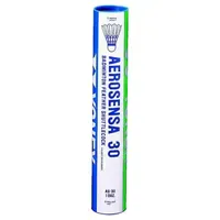 Yonex Aerosensa 30 Gänse-Naturfeder weiss Dose 12er