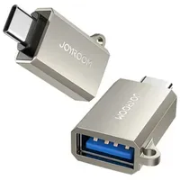 Joyroom USB-C auf USB-A Adapter Silber