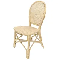 Dekoleidenschaft Bistrostuhl Rattan beige