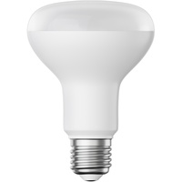 Ledscom.de E27 LED Leuchtmittel, R80, warmweiß (2700 K), 10