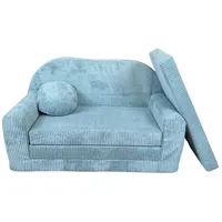 FORTISLINE Kindersofa Rosalia - Klappsofa mit Verlängerung aus Cord