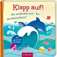 ArsEdition Klapp auf! Wo verstecken sich die Meerestiere?: