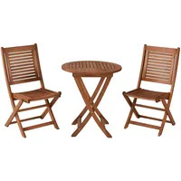 Merxx Cordoba Set 3tlg. Klapptisch rund
