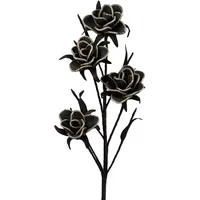 Formano Deko Blüte Deko Blume Kunstblume Blütenzweig Rosenzweig 92