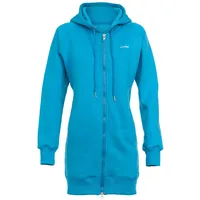 Winshape Lange, kuschelige Hoodie-Jacke J006 mit 2-Wege-Zipper Kapuzenpullover, Sky-Blue,