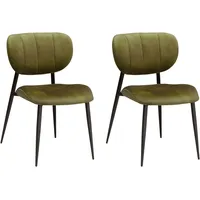 Omg design Esszimmerstuhl OMG DESIGN "Jona", grün (moss, schwarz),