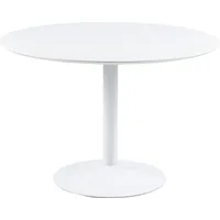Actona Esstisch Ibiza Ø 110 cm Lack Weiß