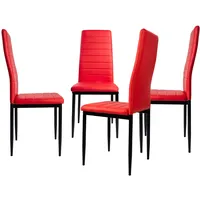 Trisens Esszimmerstühle 2/4/6/8 Set Stuhl Küchenstuhl Wohnzimmerstühle Kunstleder Stühle,