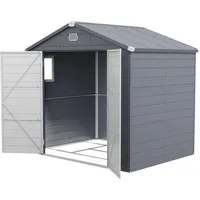 Outsunny Gerätehaus 2,4 x 1,9 m Grau