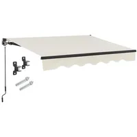Juskys Gelenkarmmarkise Beige
