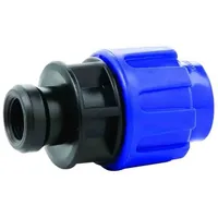 CEPEX PE Rohr Verschraubung 25 x 3/4" blau