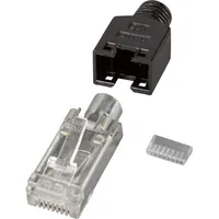 EFB H7540.4-50 RJ45-Hirose Stecker STP, TM11 schwarz, 50 Stück,