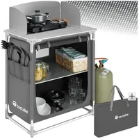 Tectake tectake® Campingküche Grau