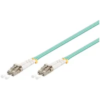 Goobay 95753 LWL Kabel, Multimode OM3 Aqua Duplex /