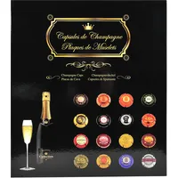 Exacompta 96110E Premium Champagner-Kapsel-Album für 64 Champagner-Kapseln, ideales Sammelalbum