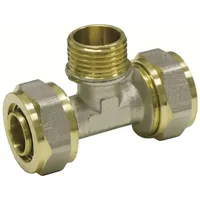 Boni-shop Schraubfitting T-Stück 26 x 3, 1 Zoll AG,