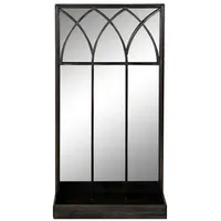 DKD Home Decor - Metallspiegelspiegel 40x12x80 Black Metall Mirror