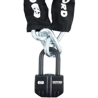 Oxford Boss Alarm Kettenschloss Schwarz/Weiß