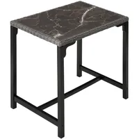 Tectake tectake® Rattan Bartisch Kutina 96x65x100cm