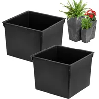 Botle Austauschbarer quadratischer Plantztopf-Einsatz 8 L 22 x 22