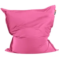 Beliani Sitzsackbezug Fuzzy 180 cm 140 cm Fuchsia