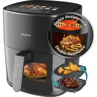 Cecotec CecoFry Cecofry&Grill Duoheat 6500 schwarz