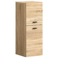 VCM ebuy24 Badezimmerspiegelschrank Boston Badschrank 2 Türen Eiche Dekor.