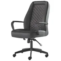 JV moebel Chefessel Leder Schwarz